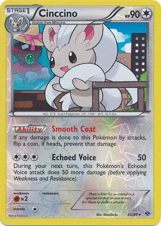 Cinccino - 85/99 - Holo Rare - Reverse Holo available at 401 Games Canada