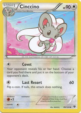 Cinccino - 88/124 - Uncommon available at 401 Games Canada