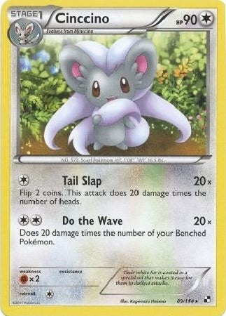 Cinccino - 89/114 - Rare available at 401 Games Canada