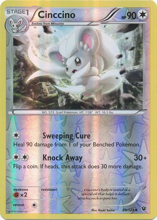 Cinccino - 89/124 - Uncommon - Reverse Holo available at 401 Games Canada