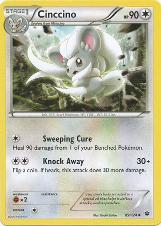 Cinccino - 89/124 - Uncommon available at 401 Games Canada