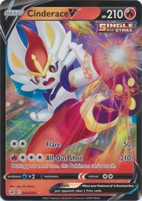 Cinderace V - 044/264 - Ultra Rare available at 401 Games Canada