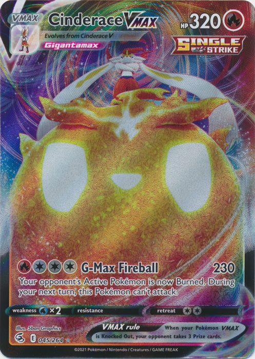 Cinderace VMAX - 045/264 - Ultra Rare available at 401 Games Canada