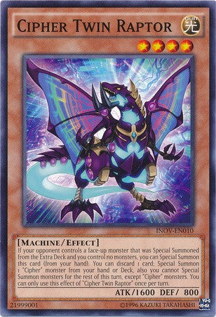 Cipher Twin Raptor - INOV-EN010 - Common - Unlimited available at 401 Games Canada