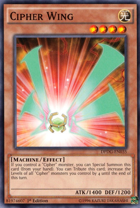 Cipher Wing - DPDG-EN035 - Common - 1st Edition available at 401 Games Canada