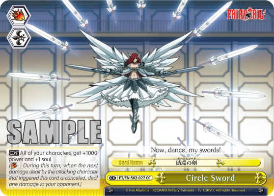 Circle Sword - FT/EN-S02-027 - Climax Common available at 401 Games Canada