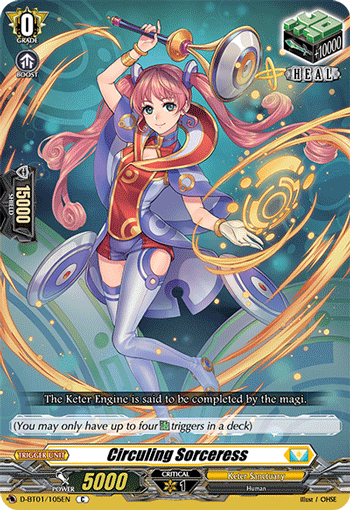 Circuling Sorceress - D-BT01/105 - Common available at 401 Games Canada