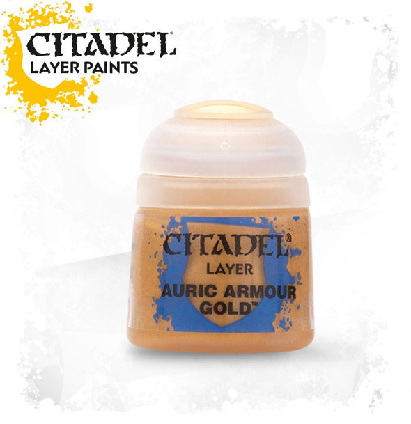 Citadel Colour - Layer - Auric Armour Gold available at 401 Games Canada