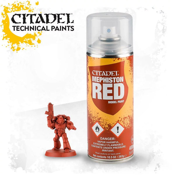 Citadel Colour - Spray - Mephiston Red available at 401 Games Canada