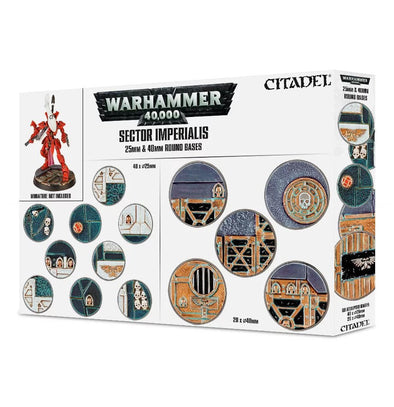 Citadel - Sector Imperialis - 25mm & 40mm Round Bases available at 401 Games Canada