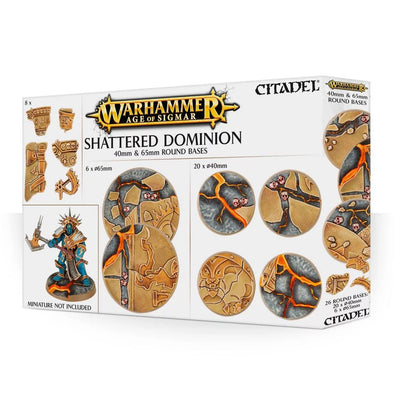 Citadel - Shattered Dominion - 40mm & 65mm Round Bases available at 401 Games Canada