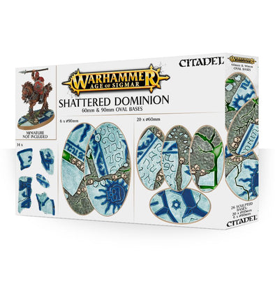 Citadel - Shattered Dominion - 60mm & 90mm Oval Bases available at 401 Games Canada