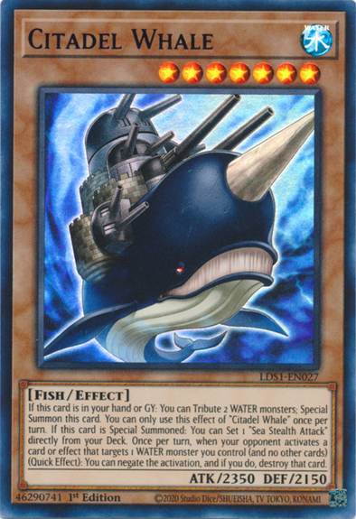 Citadel Whale (Blue) - LDS1-EN027 - Ultra Rare - 1st Edition available at 401 Games Canada