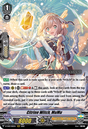 Citrine Witch, MuMu - D-VS03/010 - Triple Rare available at 401 Games Canada