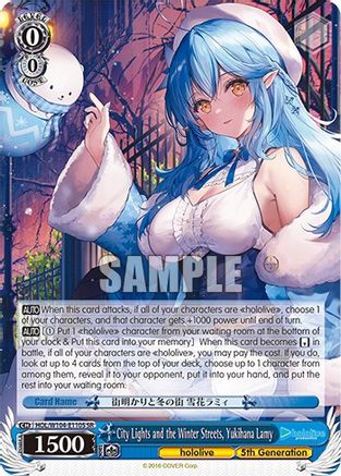 City Lights and the Winter Streets, Yukihana Lamy (SR) - HOL/W104-E110S - Super Rare available at 401 Games Canada