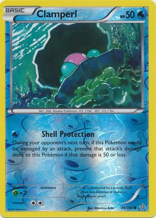 Clamperl - 49/160 - Common - Reverse Holo available at 401 Games Canada