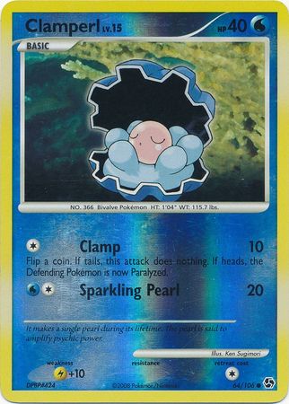 Clamperl - 64/106 - Common - Reverse Holo available at 401 Games Canada
