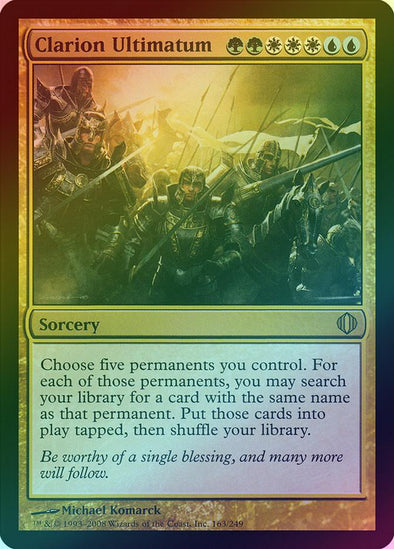 401 Games Canada - Clarion Ultimatum (Foil) (ALA) 401 Games Canada - Clarion Ultimatum (Foil) (ALA)