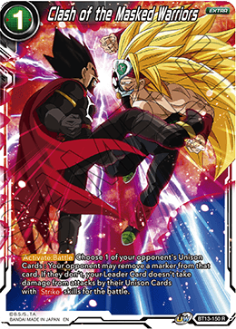 Clash of the Masked Warriors - BT13-150 - Rare available at 401 Games Canada