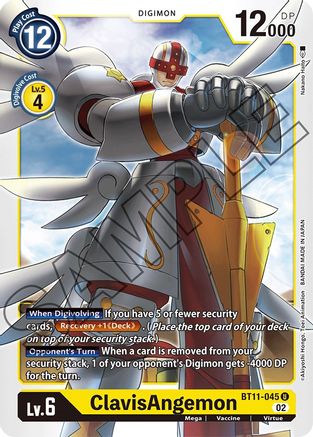 ClavisAngemon - BT11-045 - Uncommon available at 401 Games Canada