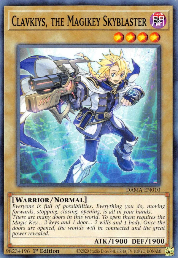 Clavkiys, the Magikey Skyblaster - DAMA-EN010 - Common - 1st Edition available at 401 Games Canada