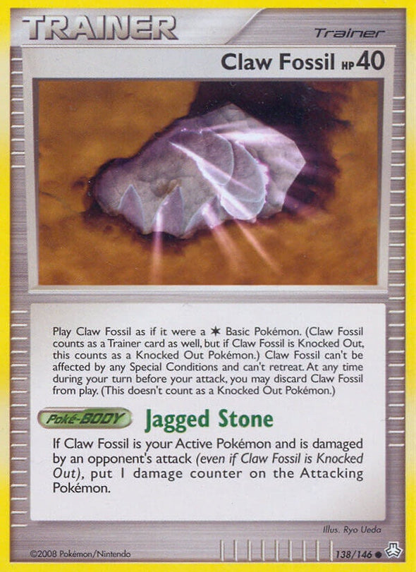 Claw Fossil - 138/146 - Common available at 401 Games Canada