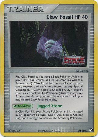 Claw Fossil - 84/108 - Common - Reverse Holo available at 401 Games Canada