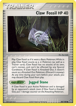 Claw Fossil - 84/108 - Common available at 401 Games Canada