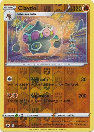 Claydol - 103/202 - Rare - Reverse Holo available at 401 Games Canada