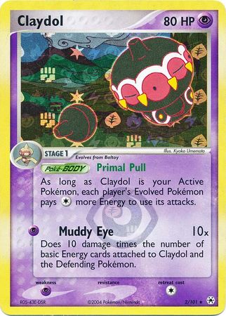 Claydol - 2/101 - Holo Rare - Reverse Holo available at 401 Games Canada
