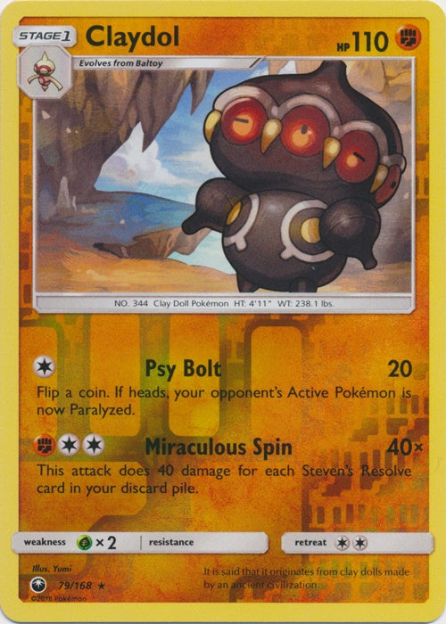 Claydol - 79/168 - Rare - Reverse Holo available at 401 Games Canada