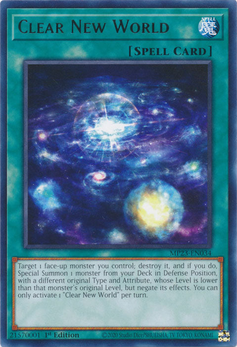 Clear New World - MP23-EN034 - Rare - 1st Edition available at 401 Games Canada