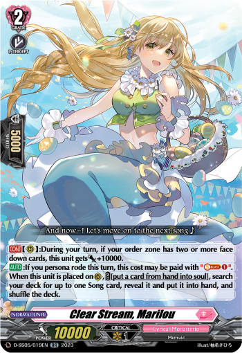 Clear Stream, Marilou - D-SS05/019 - Double Rare available at 401 Games Canada