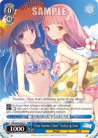 "Clear Summer Colors'" Yachiyo & Iroha - MR/W59-E092 - Common available at 401 Games Canada