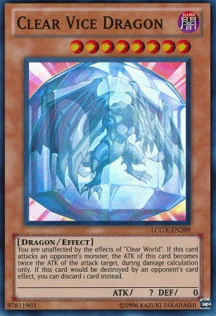 Clear Vice Dragon - LCGX-EN209 - Super Rare - Unlimited available at 401 Games Canada