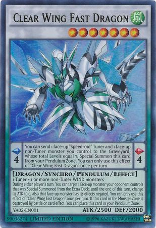 Clear Wing Fast Dragon - YA02-EN001 - Ultra Rare available at 401 Games Canada