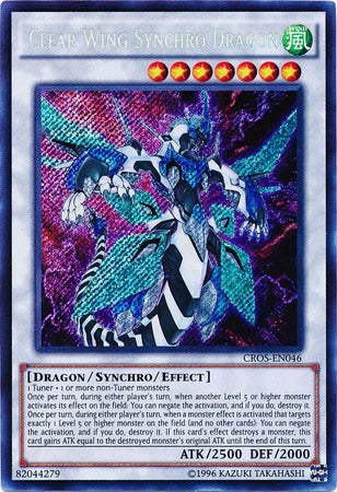 Clear Wing Synchro Dragon - CROS-EN046 - Secret Rare - Unlimited available at 401 Games Canada