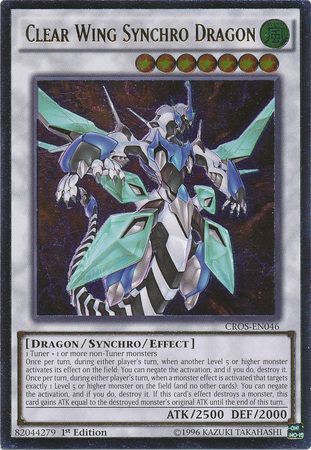 Clear Wing Synchro Dragon - CROS-EN046 - Ultimate Rare - 1st Edition available at 401 Games Canada