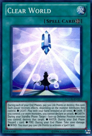 Clear World - LCGX-EN217 - Super Rare - Unlimited available at 401 Games Canada