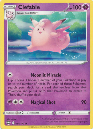 Clefable - 054/172 - Rare available at 401 Games Canada