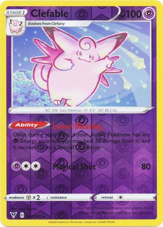 Clefable - 064/185 - Rare - Reverse Holo available at 401 Games Canada