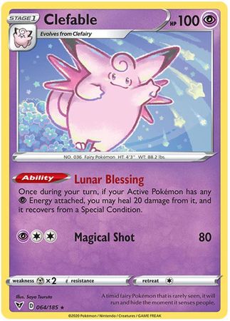 Clefable - 064/185 - Rare available at 401 Games Canada