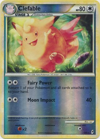 Clefable - 1/95 - Holo Rare - Reverse Holo available at 401 Games Canada