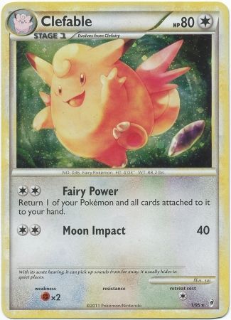 Clefable - 1/95 - Holo Rare available at 401 Games Canada