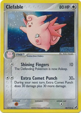 Clefable - 36/115 - Uncommon - Reverse Holo available at 401 Games Canada