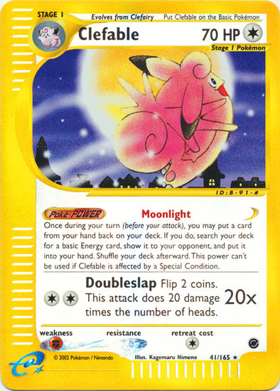 Clefable - 41/165 - Rare - Reverse Holo available at 401 Games Canada