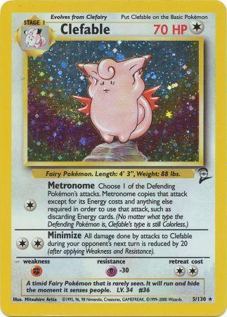 Clefable - 5/130 - Holo available at 401 Games Canada