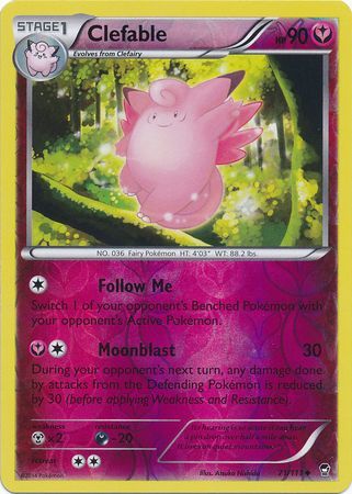 Clefable - 71/111 - Uncommon - Reverse Holo available at 401 Games Canada