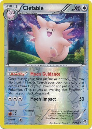 Clefable - 98/135 - Rare - Reverse Holo available at 401 Games Canada