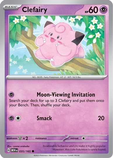 Clefairy - 035/165 - Common available at 401 Games Canada